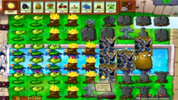 植物大战僵尸选关版图1