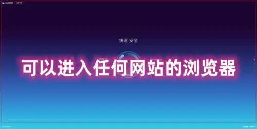 可以进入任何网站的浏览器