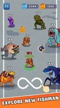 鱼人怪物进化升级最新版图2