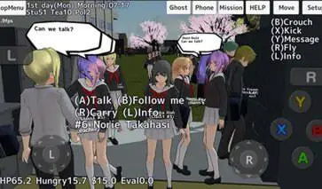 校园女生模拟器英文版图5