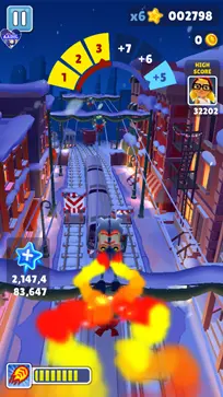 黑客Menu菜单SubwaySurf雪地版图3