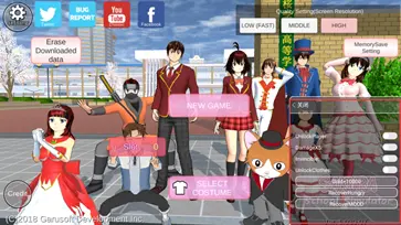 樱花校园模拟器英文版外国mod图1