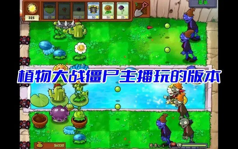 植物大战僵尸主播玩的版本