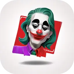 小丑与扑克牌游戏